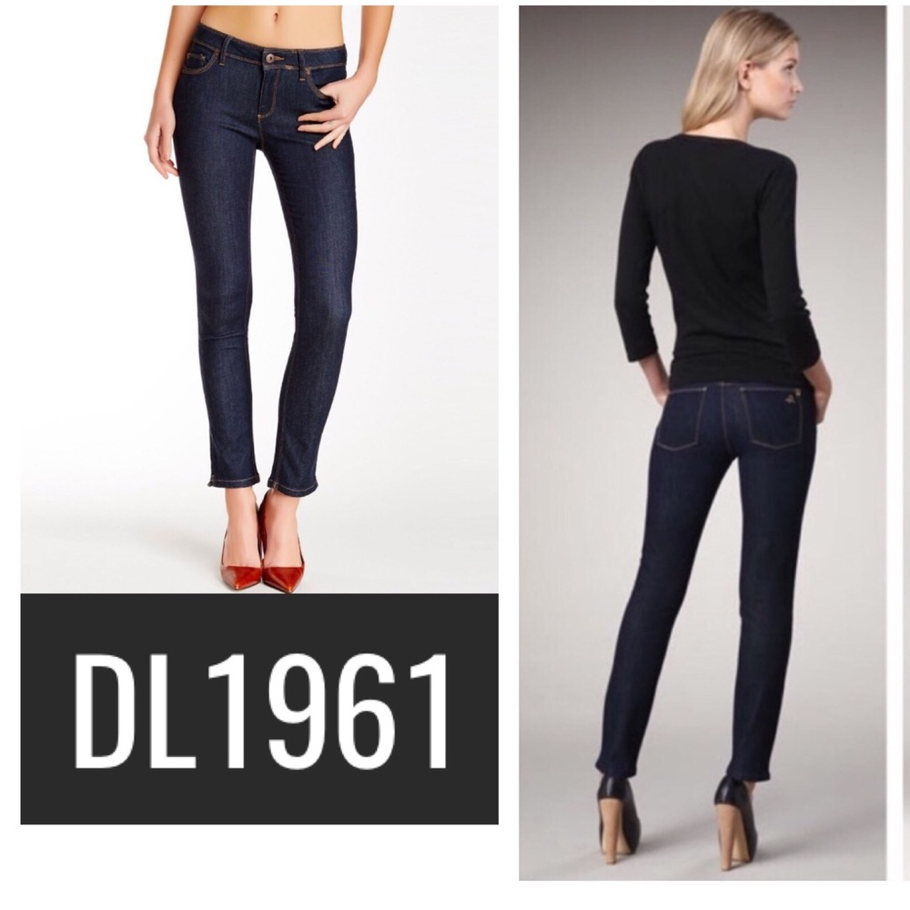 Dl1961 Ángel mid-rise skinny ankle size 25